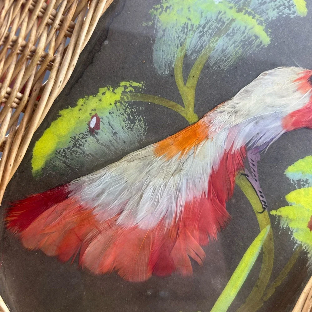 Mexican feather art, also known as Mexican feathercraft or arte plumario - Picture 5 of 7